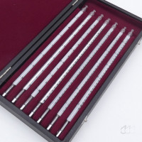 gebrauchter Thermometersatz aus Apotheke, eichfähig, Anschützthermometer 0...360°C (44)