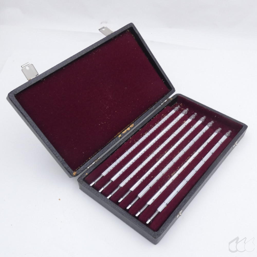 gebrauchter Thermometersatz aus Apotheke,...