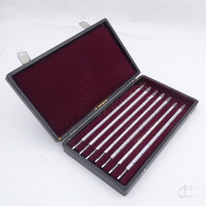 gebrauchter Thermometersatz aus Apotheke, eichfähig, Anschützthermometer 0...360°C (45)