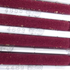 gebrauchter Thermometersatz aus Apotheke, eichfähig, Anschützthermometer 0...360°C (45)