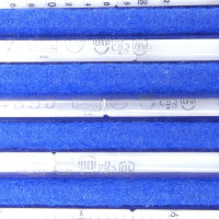 gebrauchter Thermometersatz aus Apotheke, eichfähig, Anschützthermometer 0...360°C (49)