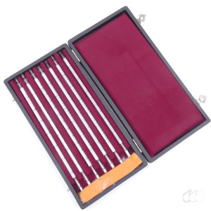 gebrauchter Thermometersatz aus Apotheke, eichfähig, Anschützthermometer 0...360°C (58)