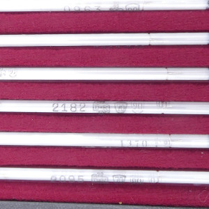 gebrauchter Thermometersatz aus Apotheke, eichfähig, Anschützthermometer 0...360°C (58)