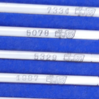 gebrauchter Thermometersatz aus Apotheke, eichfähig, Anschützthermometer 0...360°C (72)
