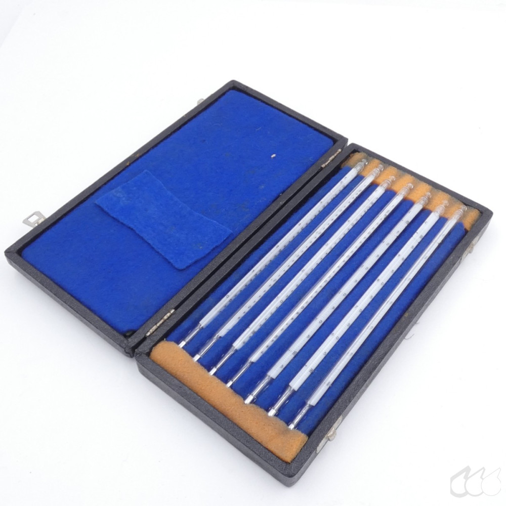 gebrauchter Thermometersatz aus Apotheke,...