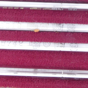 gebrauchter Thermometersatz aus Apotheke, eichfähig, Anschützthermometer 0...360°C (84)
