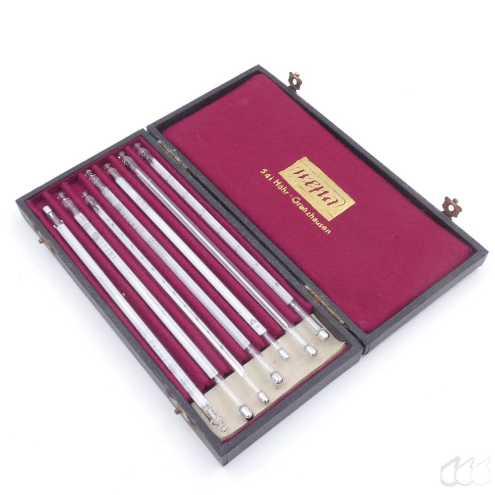 gebrauchter Thermometersatz aus Apotheke,...