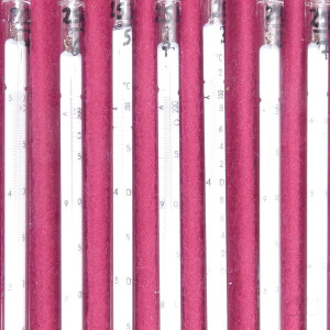 gebrauchter Thermometersatz aus Apotheke, eichfähig, Anschützthermometer 0...360°C (93)