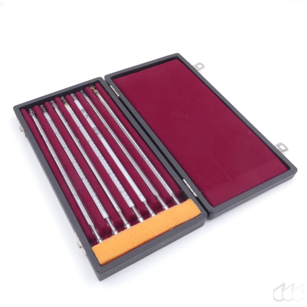 gebrauchter Thermometersatz aus Apotheke,...