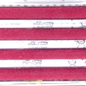gebrauchter Thermometersatz aus Apotheke, eichfähig, Anschützthermometer 0...360°C (101)