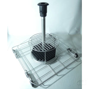 gebrauchter Spülkorb Miele E406 Injektorwagen für Pipetten 50c06
