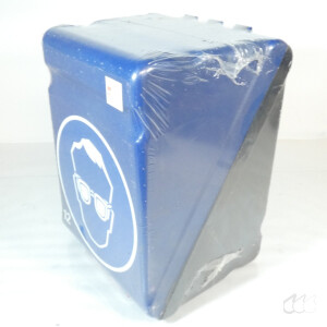 unbenutzt ovp: Brillenbox f. 12 Schutzbrillen blau Roth X465.1