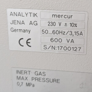 gebrauchter Quecksilberanalysator Analytik Jena mercur