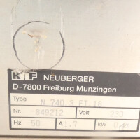 gebrauchte Membran-Vakuumpumpe KNF Neuberger N 740.3 FT.18, 15 mbar