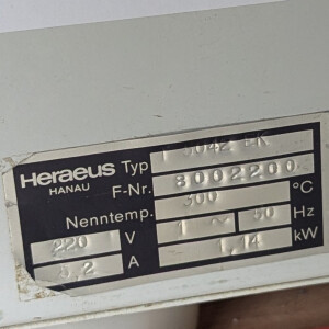 gebrauchter Wärmeschrank 300°C, Heraeus T5042 EK 40 Liter
