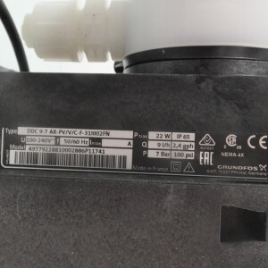 gebrauchte Membran-Dosierpumpe Grundfos DDC 9-7