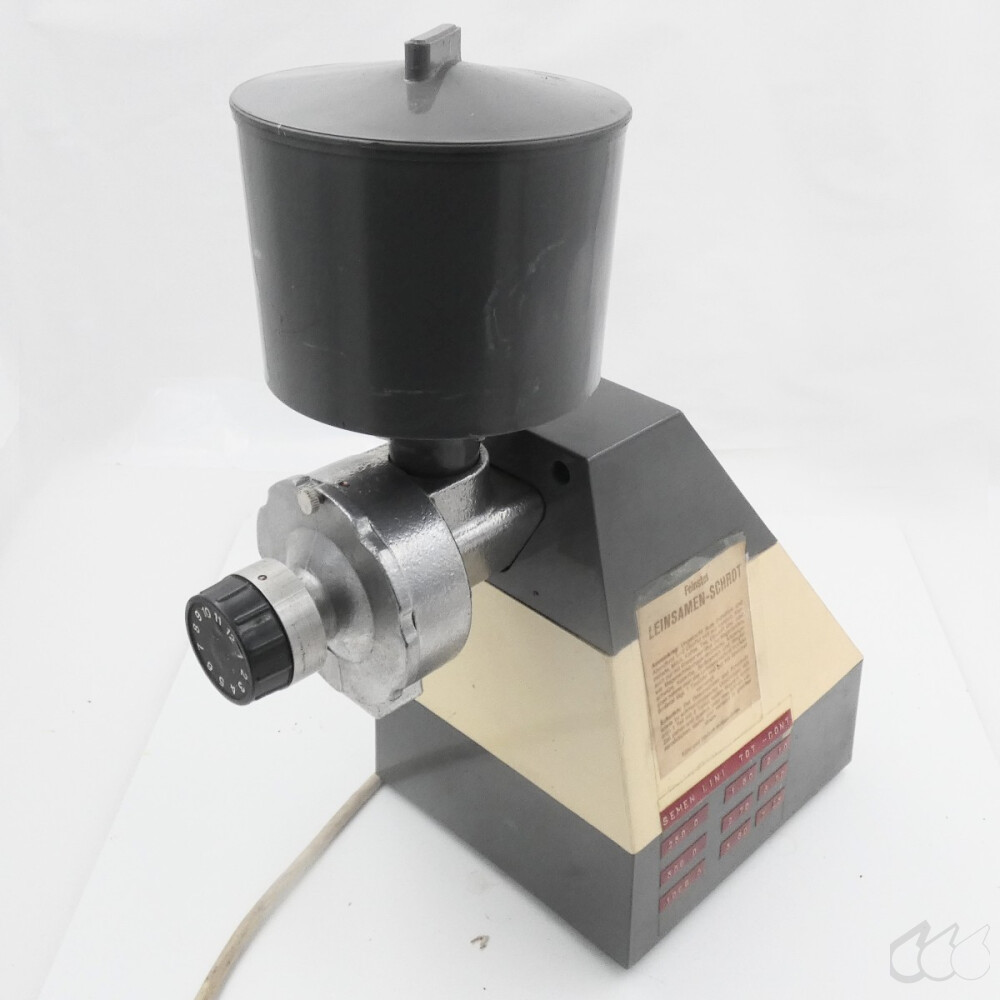 gebrauchte Leinsamenmühle EXAKT, Schrotmühle, Apot