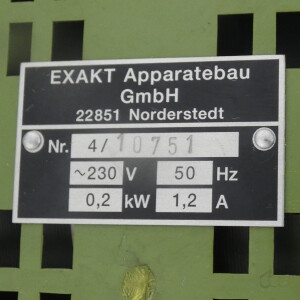 gebrauchte Leinsamenmühle EXAKT, Schrotmühle, Apothekermühle