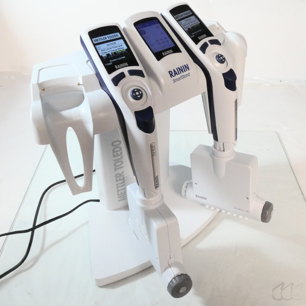 Set 2x gebrauchte elektronische Kolbenhubpipette Mettler...