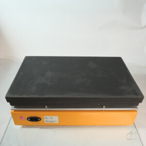 große Heizplatte Gerhardt H43, 380°C, 2000 Watt, 44x30 cm