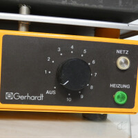große Heizplatte Gerhardt H43, 380°C, 2000 Watt, 44x30 cm