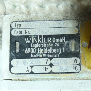 gebrauchte Heizhaube Winkler WM/R3/350/80 für 20L Rundkolben