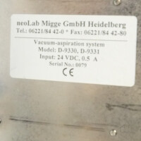 gebrauchtes Absaugsystem NeoLab Migge Vacuum Aspiration System