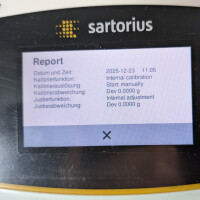 gebrauchte Analysenwaage Sartorius Quintix 124-1CEU 120g; d=0,1mg