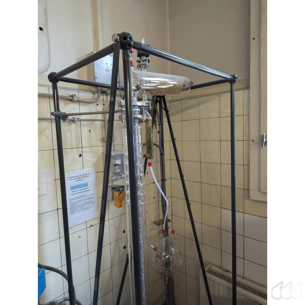 im Kundenauftrag: gebrauchte Rektifikationsanlage Destille