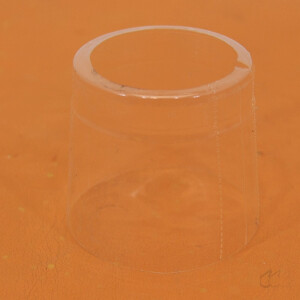 ca. 2500 x Schrumpfkapsel D40 H45, transparent, Capsules Scheide