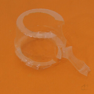 ca. 2500 x Schrumpfkapsel D40 H45, transparent, Capsules Scheide
