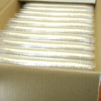 ca. 2500 x Schrumpfkapsel D40 H45, transparent, Capsules Scheide