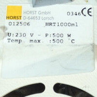 gebrauchte Gehäuse-Heizhaube HORST HRT1000ml für 1 Liter Rundkolben 500°C