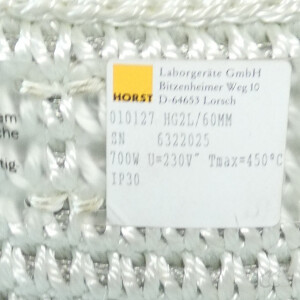 gebrauchte Heizhaube für 2 Liter Rundkolben Horst HG2L/60MM 450°C