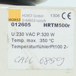 gebrauchte Gehäuse-Heizhaube mit Magnetrührer HORST HRTM500r für 0,5 Liter Rundkolben 350°C