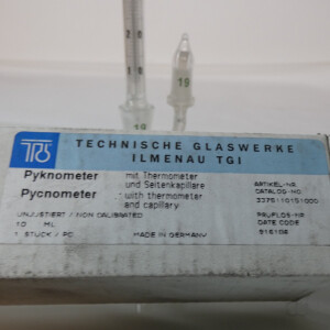 neuwertiges Pyknometer 10 mL zur Dichtebestimmung