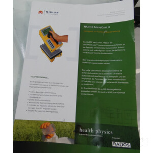 gebrauchter RADOS MicroCont II Handheld Contamination Monitor