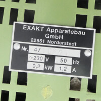 gebrauchte Leinsamenmühle EXAKT, Schrotmühle, Apothekermühle
