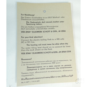 unbenutzter Wasser-Bidestillierapparat Destille