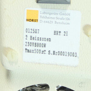 gebrauchte Gehäuse-Heizhaube HORST HRT2 für 2 Liter Rundkolben 500°C