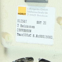 gebrauchte Gehäuse-Heizhaube HORST HRT2 für 2 Liter Rundkolben 500°C