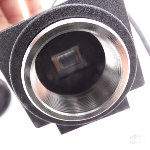 gebrauchte CCD-Kamera Pulnix TM-6702 mit Carl Zeiss visionmes 35/8/0,1