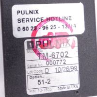 gebrauchte CCD-Kamera Pulnix TM-6702 mit Carl Zeiss visionmes 35/8/0,1