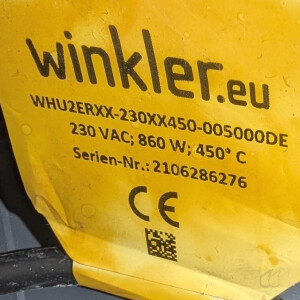 gebrauchte Gehäuseheizhaube Winkler WHU2ER für 5L-Rundkolben