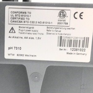 gebrauchtes pH-Meter pH-Meter wtw inoLab ph 7310