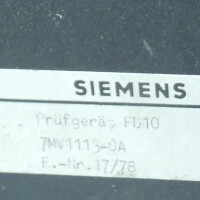 gebrauchtes Messgerät Siemens Prüfgerät FD 10