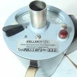 gebrauchtes Hochtemperatur-Thermometer Pyrometer Keller 2000°C