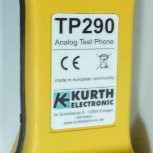 neuwertiges Prüftelefon Kurth Electronic TP290 analoger Prüfhandapparat ovp