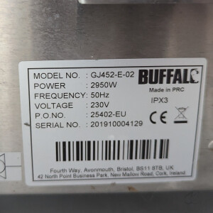 gebraucht, sehr gut, Kontaktgrill BUFFALO GJ452