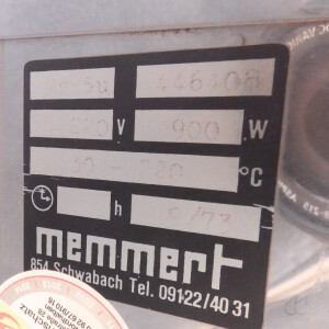 gebrauchter Wärmeschrank Memmert TV25u  bis 220°C, 13  Liter